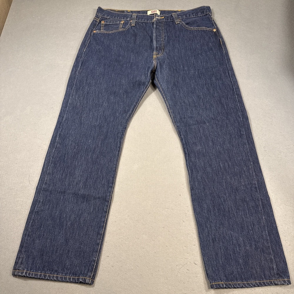 Levis 501 XX Jeans Mens 38X30 Blue Button Fly Straight 501XX Denim Cotton
